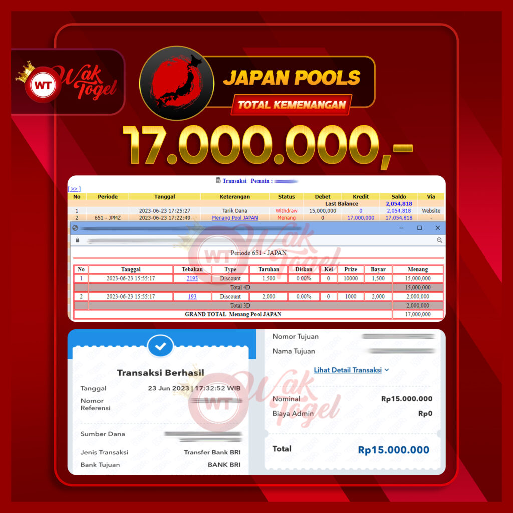 BUKTI PEMBAYARAN JAPAN WAKTOGEL