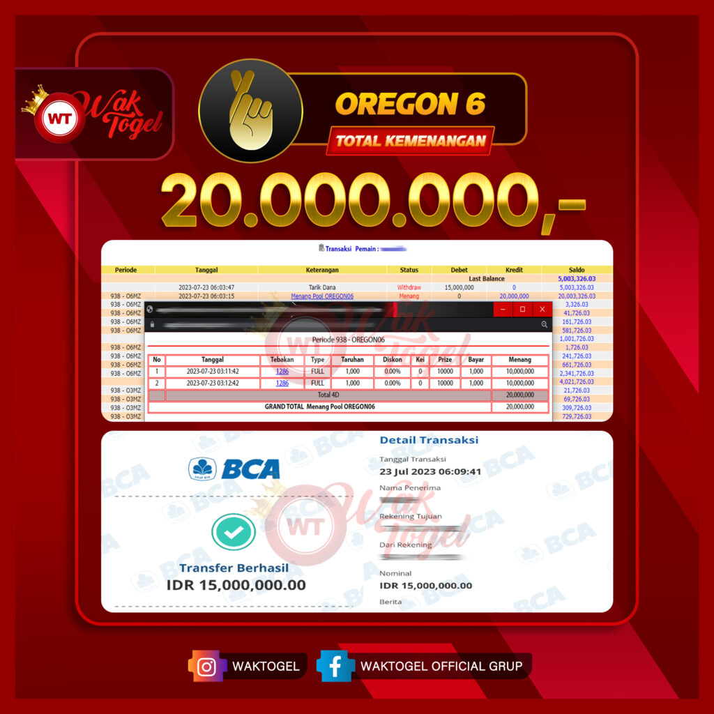 BUKTI PEMBAYARAN OREGON 6 WAKTOGEL