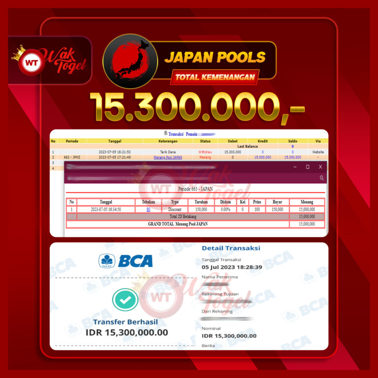 BUKTI PEMBAYARAN JAPAN WAKTOGEL