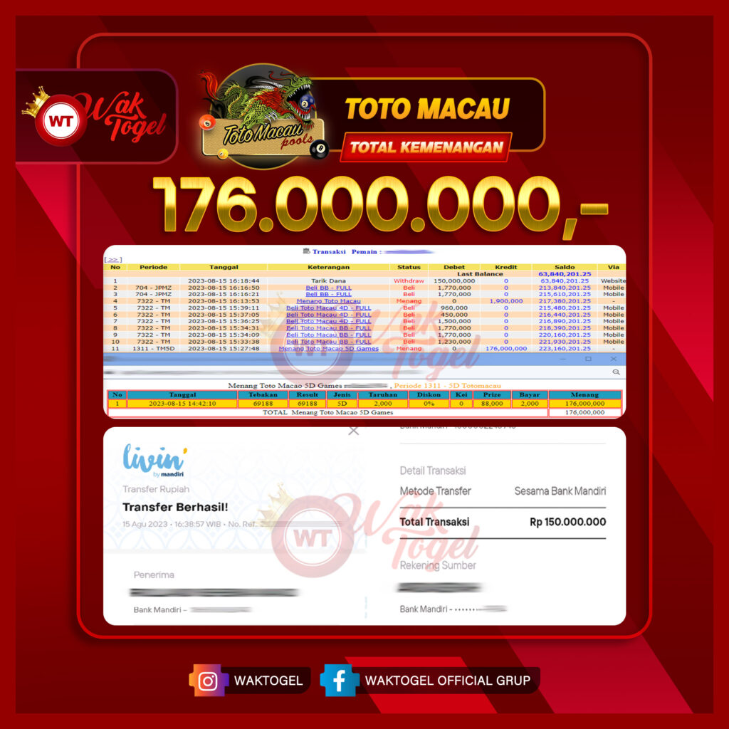 BUKTI PEMBAYARAN TOTOMACAU WAKTOGEL