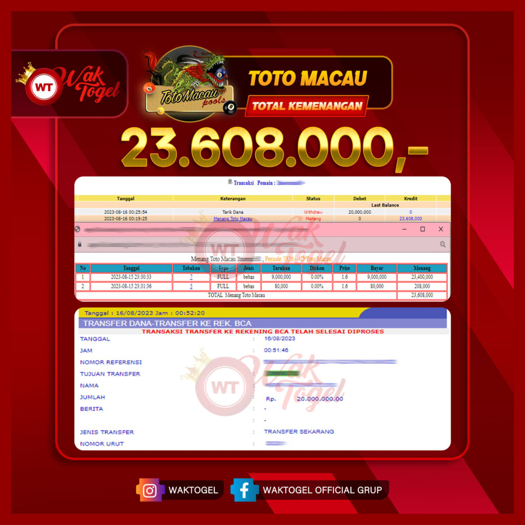 BUKTI PEMBAYARAN TOTOMACAU WAKTOGEL