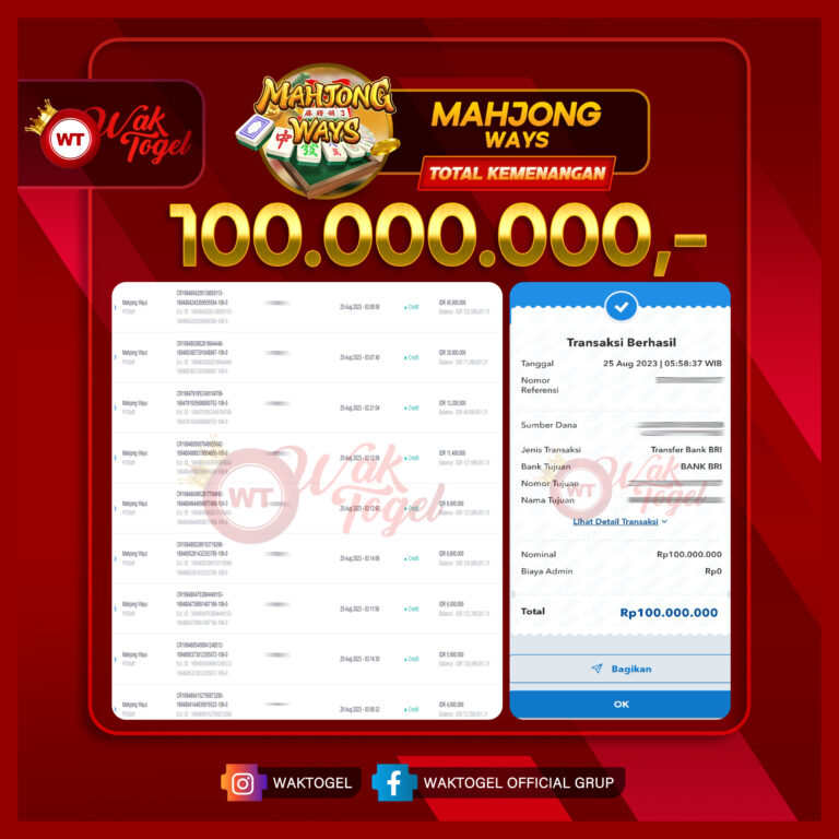 BUKTI PEMBAYARAN SLOT WAKTOGEL