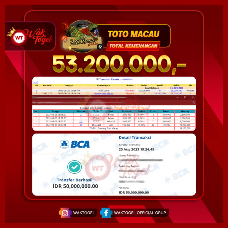 BUKTI PEMBAYARAN TOTOMACAU WAKTOGEL