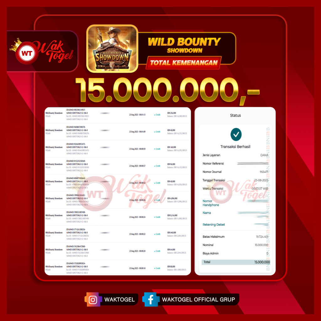 BUKTI PEMBAYARAN SLOT WAKTOGEL