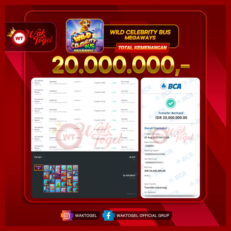 BUKTI PEMBAYARAN SLOT WAKTOGEL