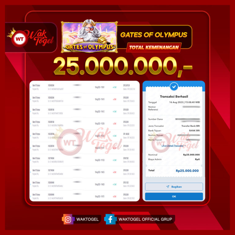 BUKTI PEMBAYARAN SLOT WAKTOGEL