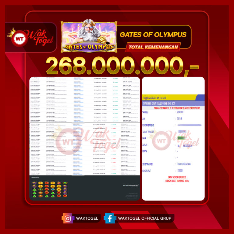 BUKTI PEMBAYARAN SLOT WAKTOGEL