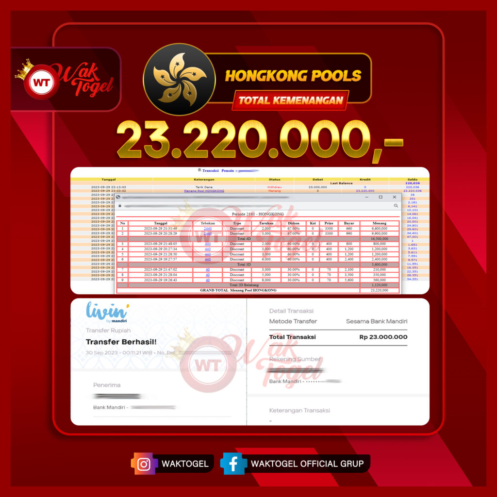 BUKTI PEMBAYARAN HONGKONG WAKTOGEL