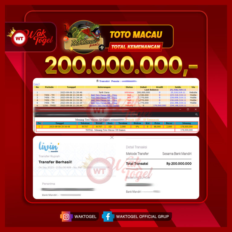 BUKTI PEMBAYARAN TOTOMACAU WAKTOGEL