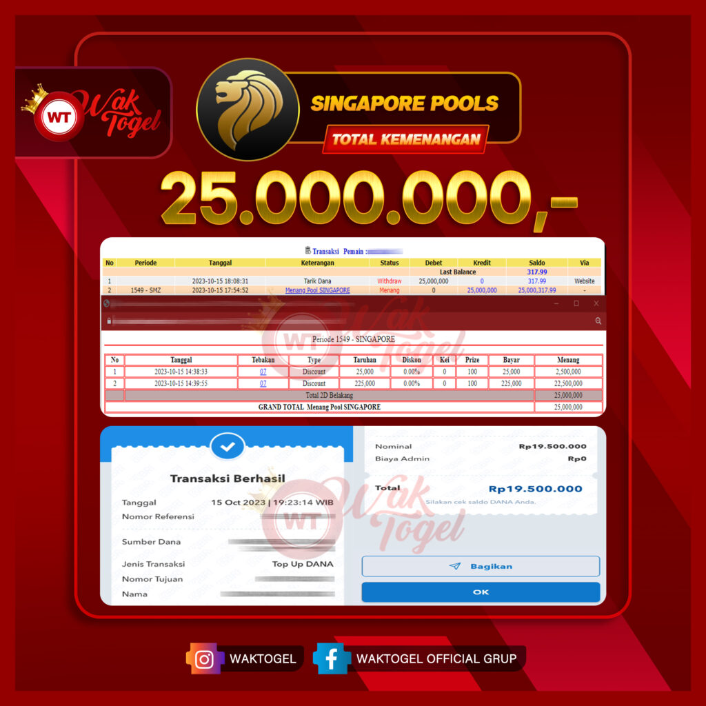 BUKTI PEMBAYARAN SINGAPORE WAKTOGEL