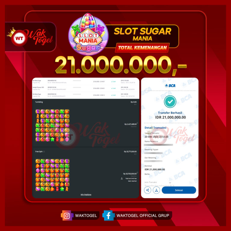 BUKTI PEMBAYARAN SLOT WAKTOGEL