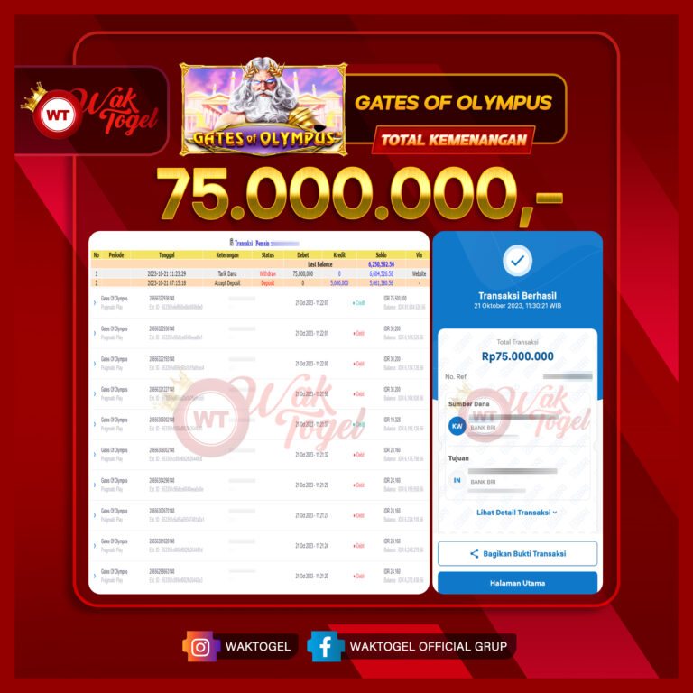 BUKTI PEMBAYARAN SLOT WAKTOGEL