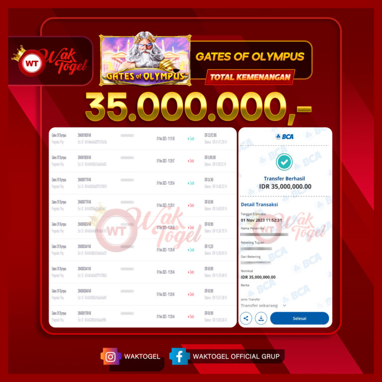 BUKTI PEMBAYARAN SLOT WAKTOGEL