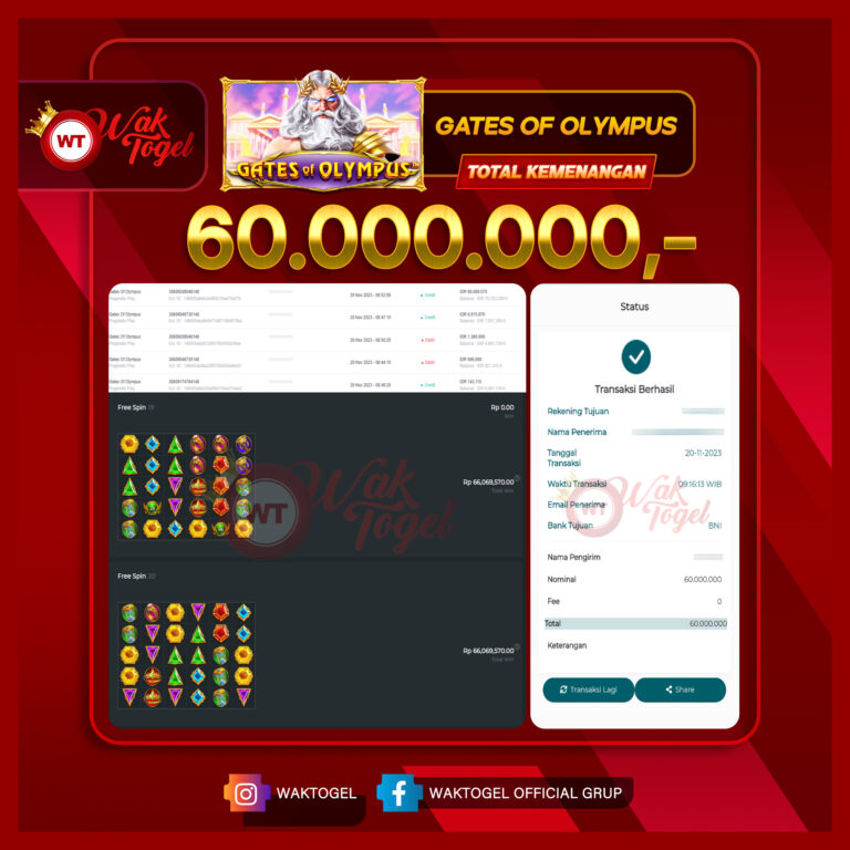 BUKTI PEMBAYARAN SLOT WAKTOGEL