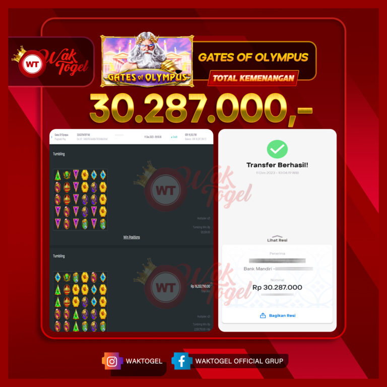 BUKTI PEMBAYARAN SLOT WAKTOGEL