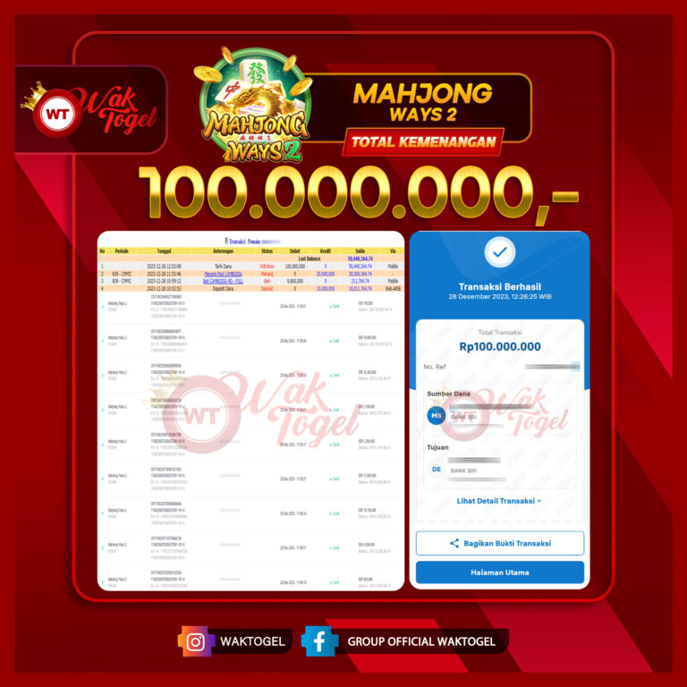 BUKTI PEMBAYARAN SLOT WAKTOGEL