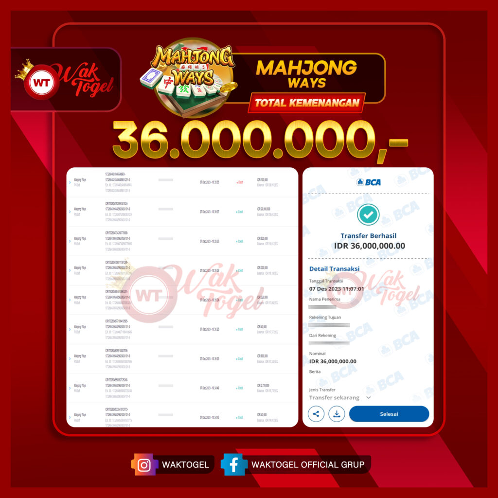 BUKTI PEMBAYARAN SLOT WAKTOGEL