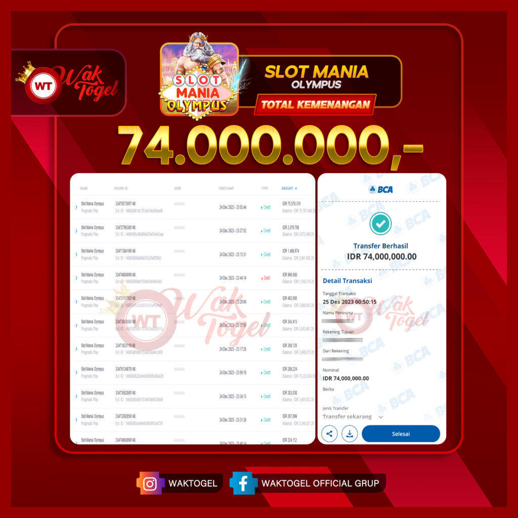 BUKTI PEMBAYARAN SLOT WAKTOGEL