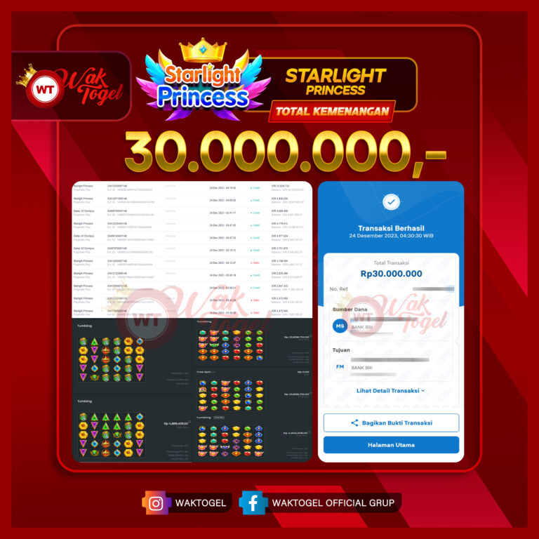 BUKTI PEMBAYARAN SLOT WAKTOGEL