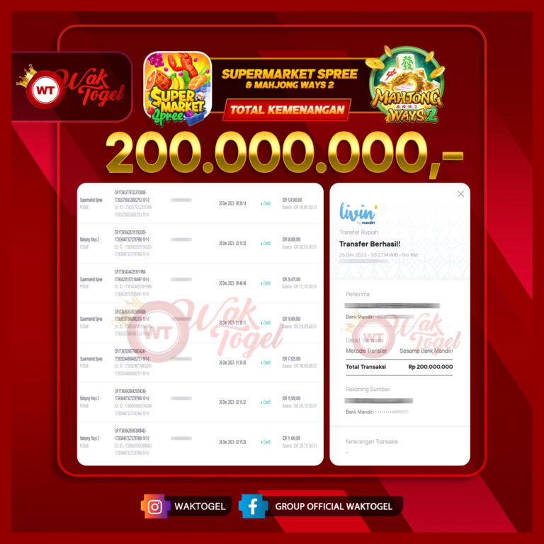 BUKTI PEMBAYARAN SLOT WAKTOGEL