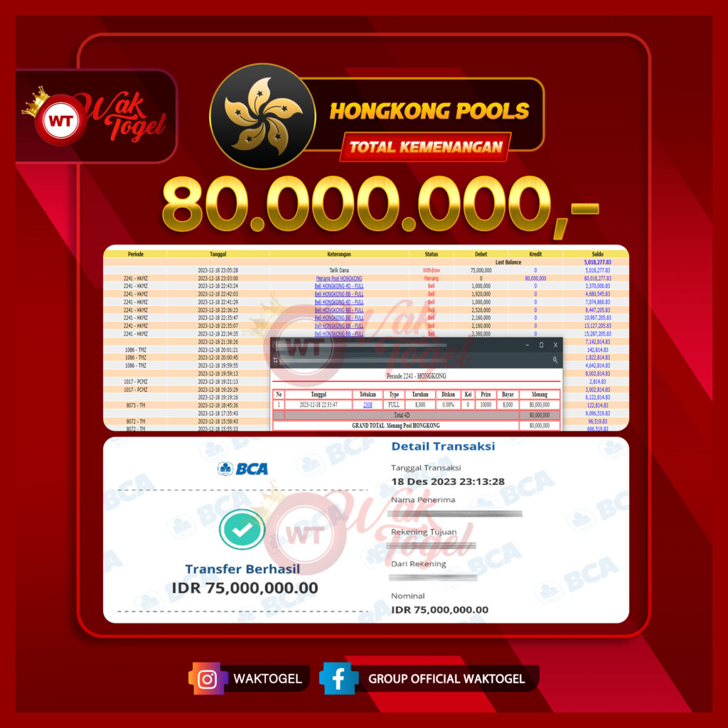 BUKTI PEMBAYARAN HONGKONG WAKTOGEL