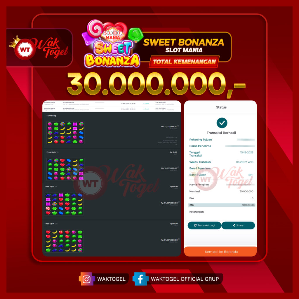 BUKTI PEMBAYARAN SLOT WAKTOGEL