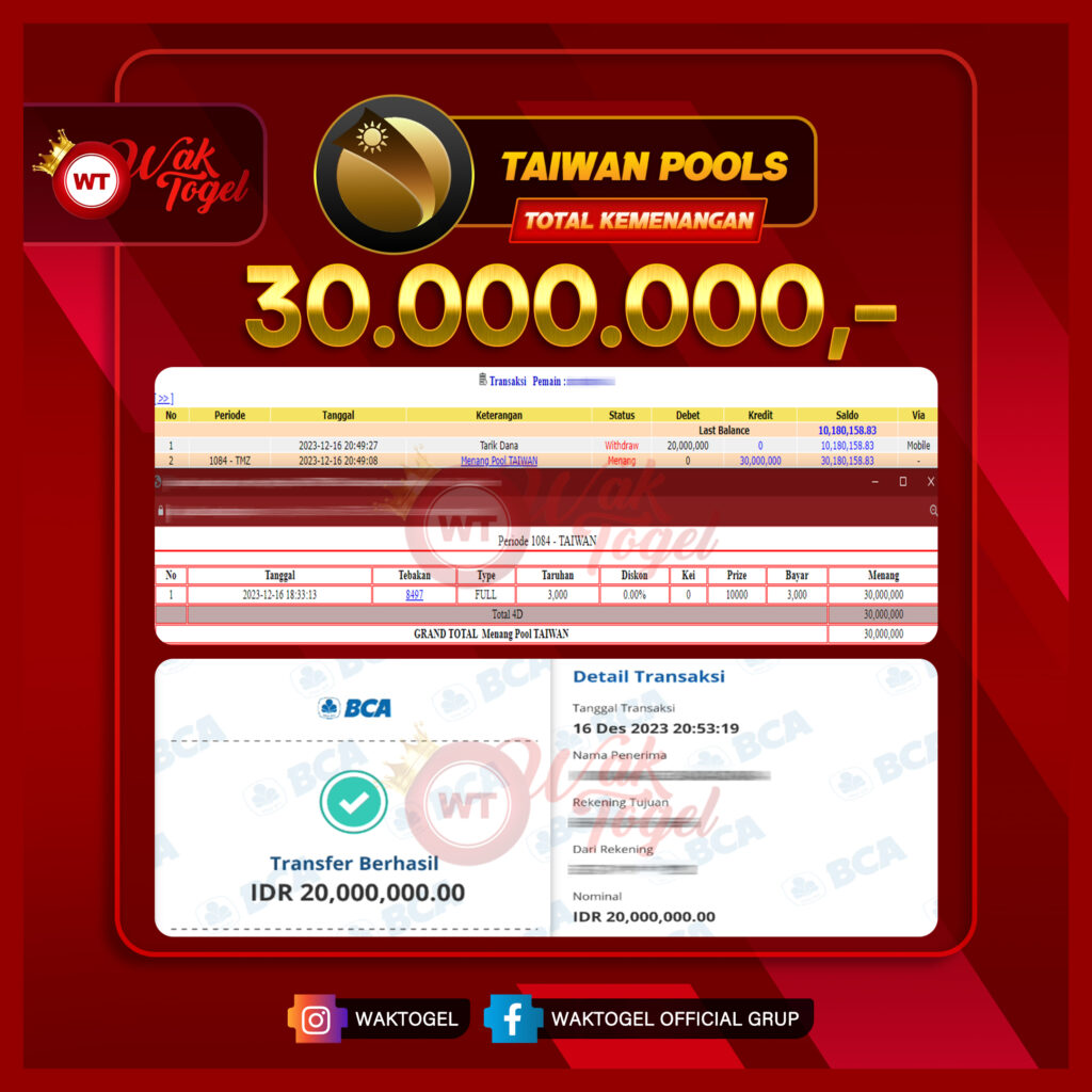 BUKTI PEMBAYARAN TAIWAN WAKTOGEL