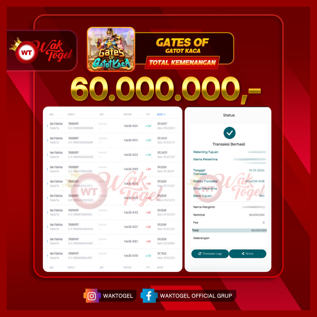 BUKTI PEMBAYARAN SLOT WAKTOGEL