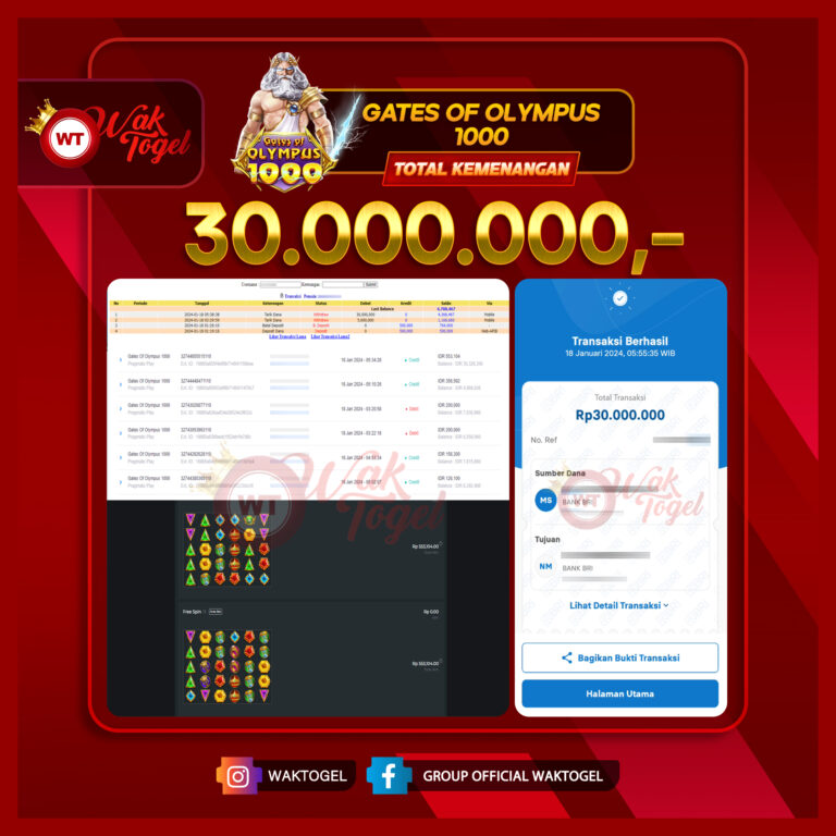 BUKTI PEMBAYARAN SLOT WAKTOGEL