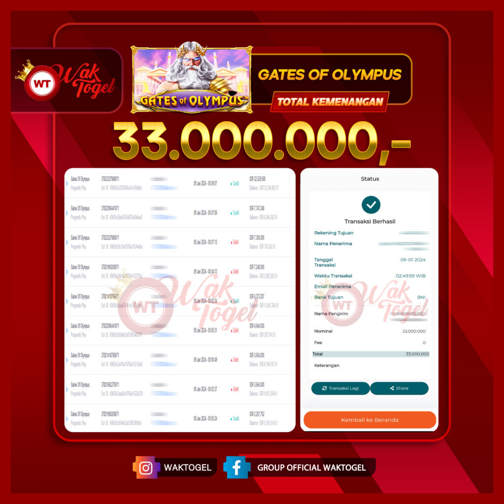 BUKTI PEMBAYARAN SLOT WAKTOGEL