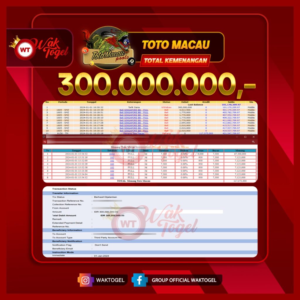 BUKTI PEMBAYARAN TOTOMACAU WAKTOGEL