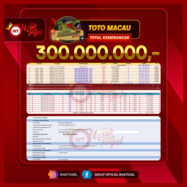 BUKTI PEMBAYARAN TOTOMACAU WAKTOGEL