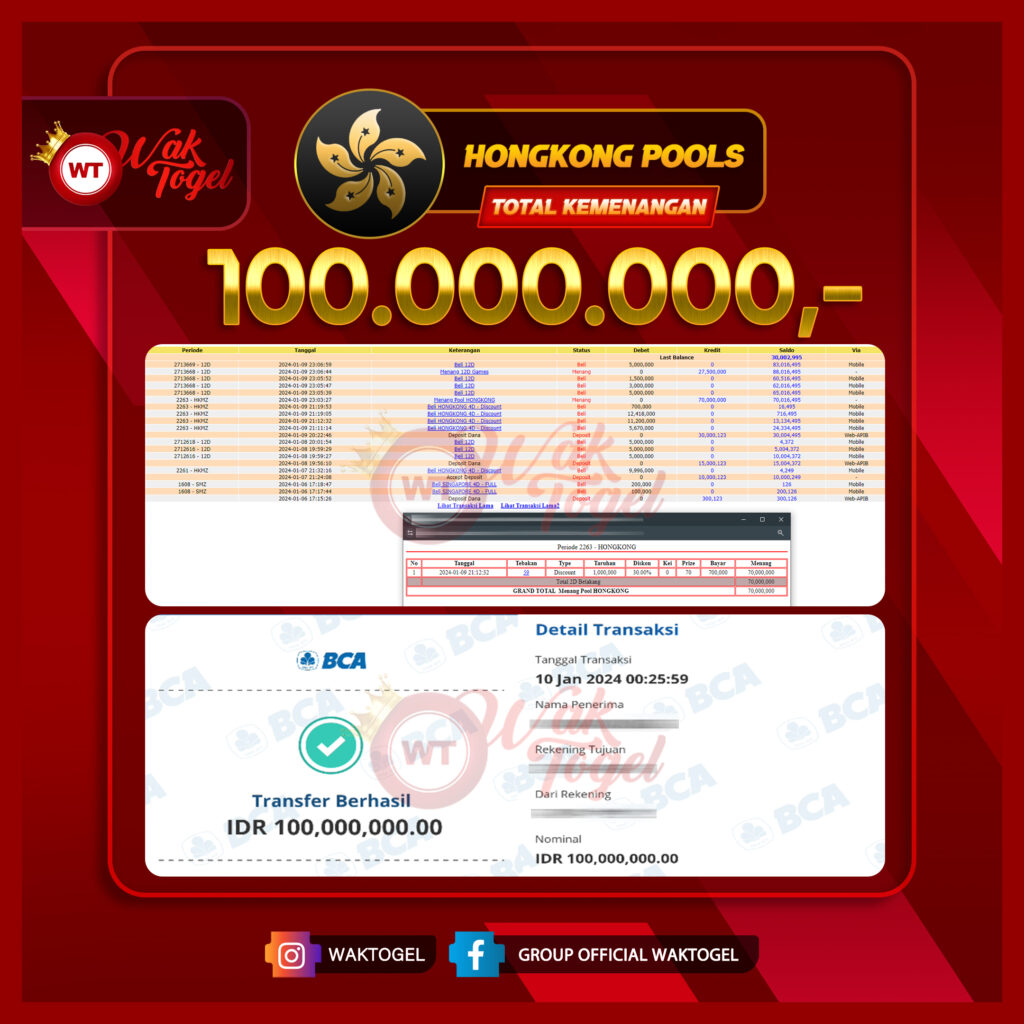 BUKTI PEMBAYARAN HONGKONG WAKTOGEL