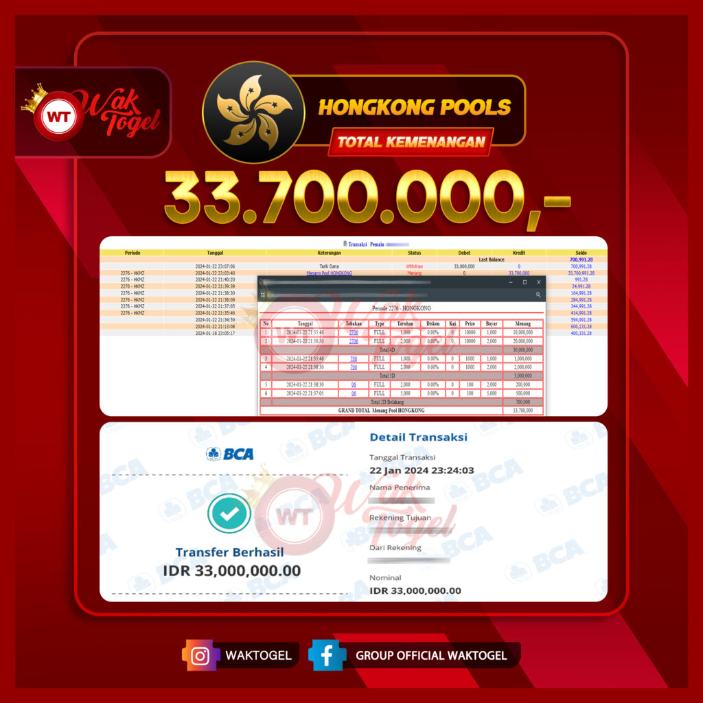 BUKTI PEMBAYARAN HONGKONG WAKTOGEL