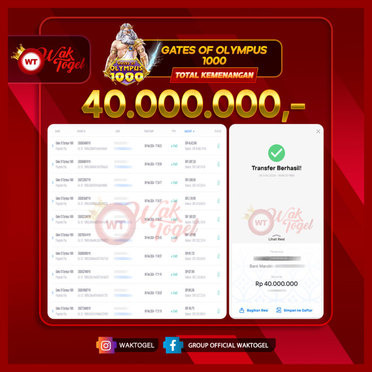 BUKTI PEMBAYARAN SLOT WAKTOGEL