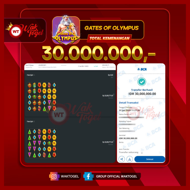 BUKTI PEMBAYARAN SLOT WAKTOGEL