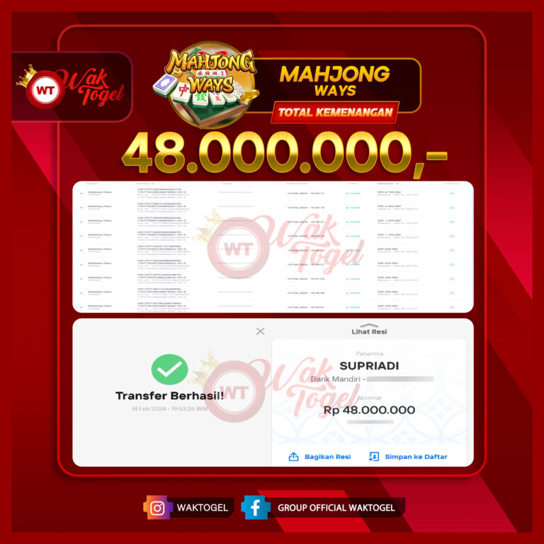 BUKTI PEMBAYARAN SLOT WAKTOGEL