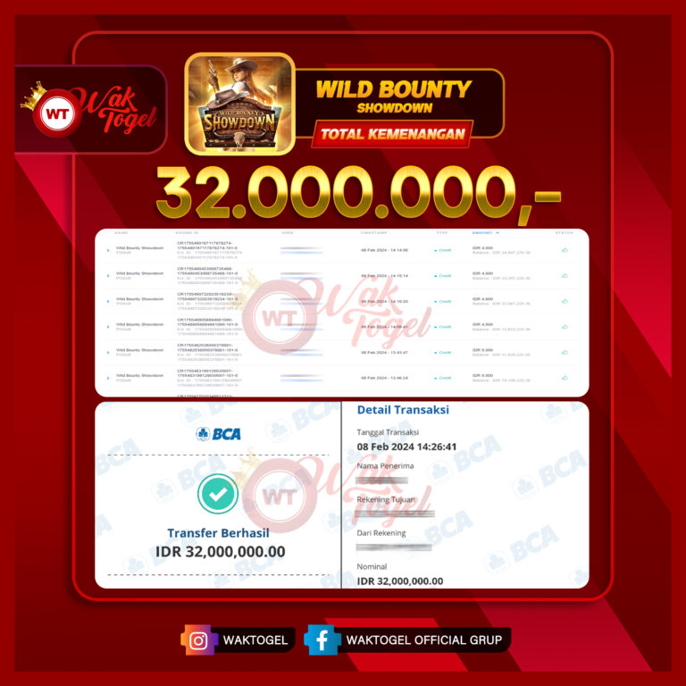 BUKTI PEMBAYARAN SLOT WAKTOGEL