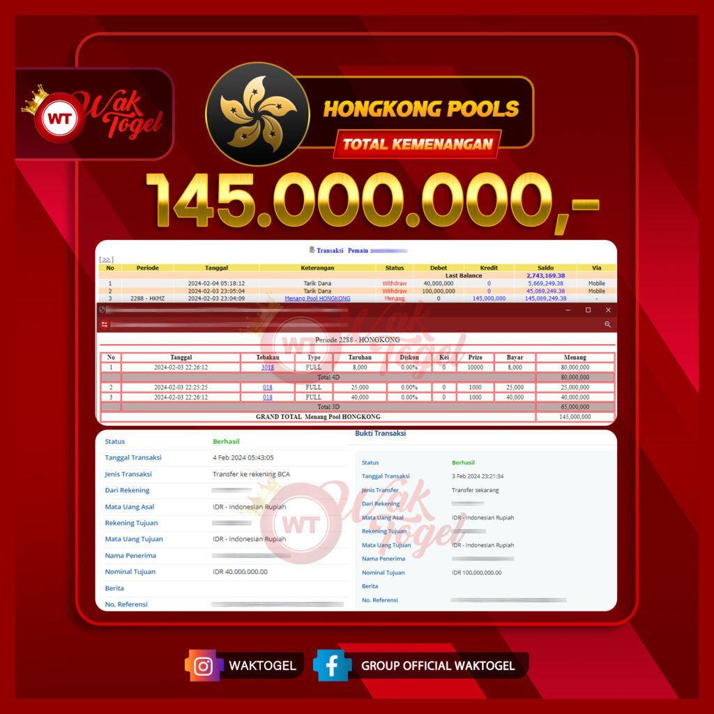 BUKTI PEMBAYARAN HONGKONG WAKTOGEL