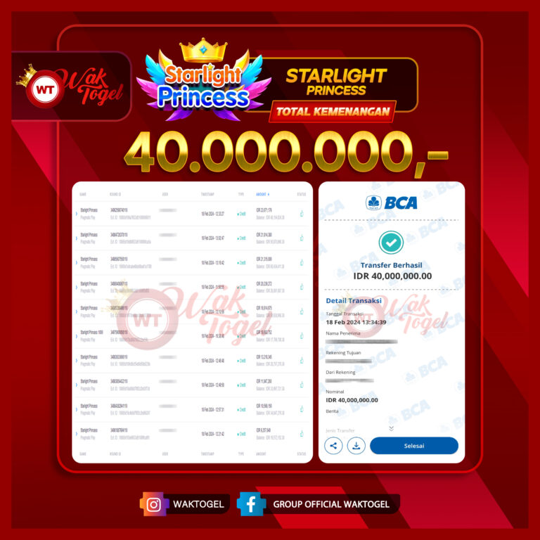 BUKTI PEMBAYARAN SLOT WAKTOGEL