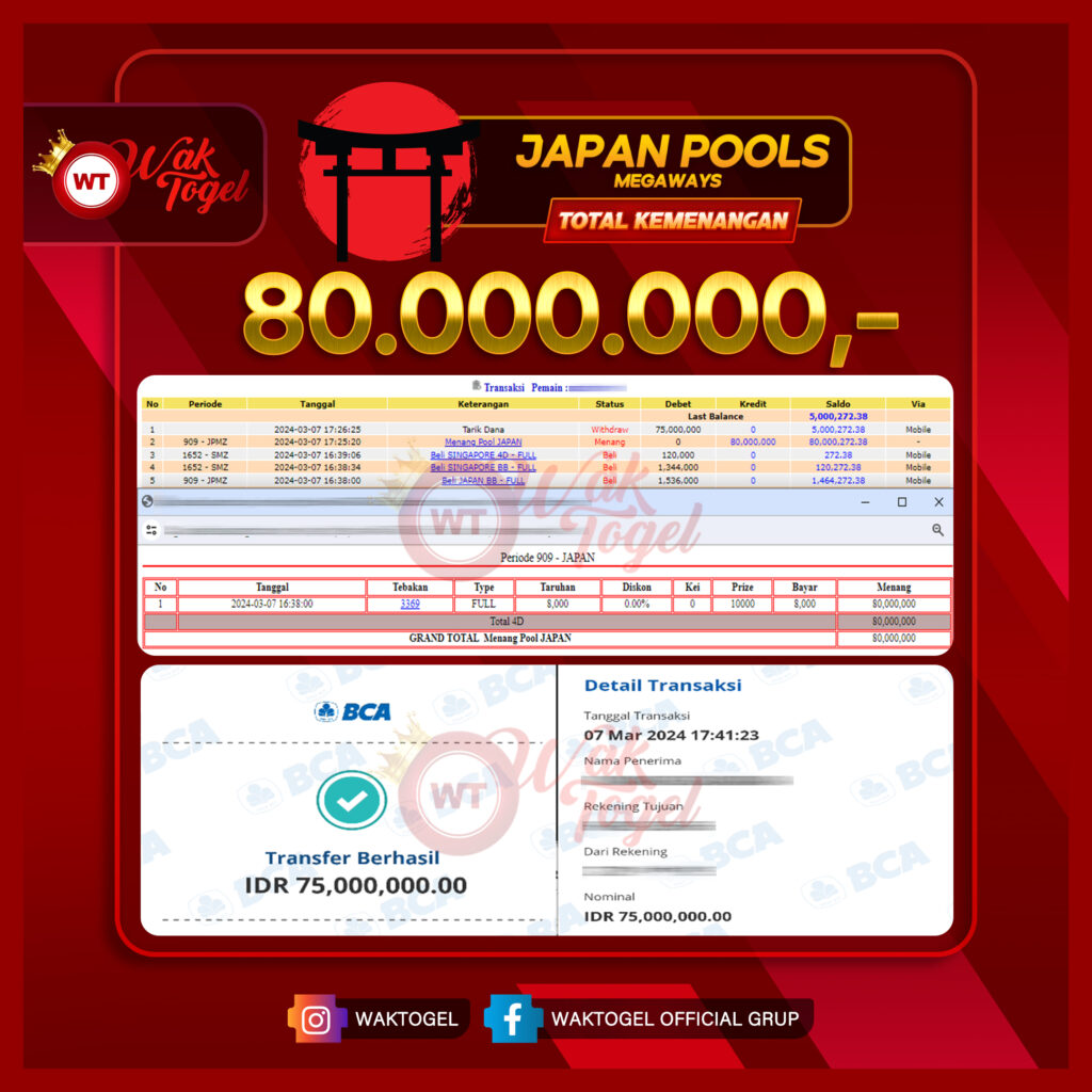 BUKTI PEMBAYARAN JAPAN WAKTOGEL