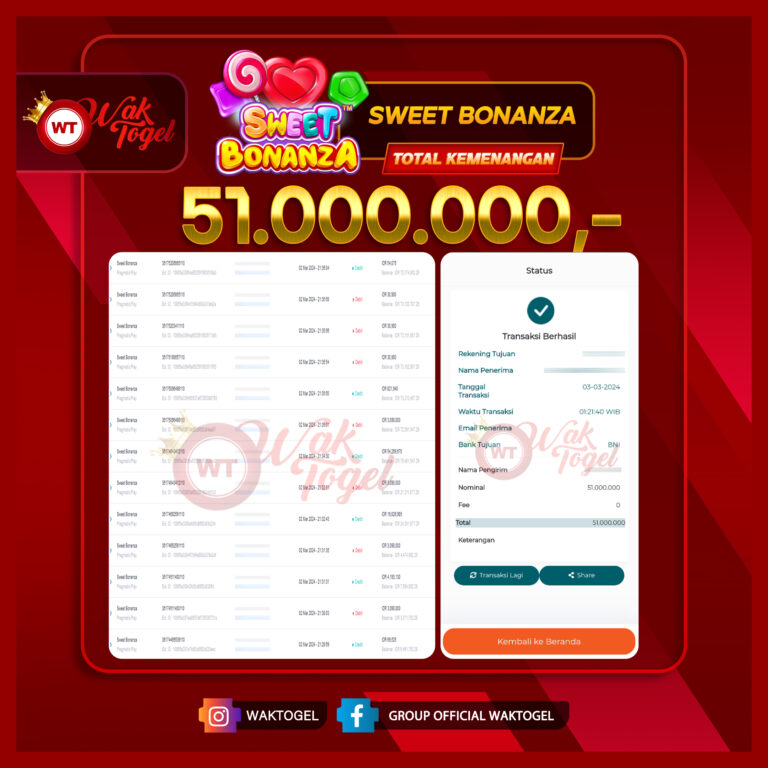 BUKTI PEMBAYARAN SLOT WAKTOGEL