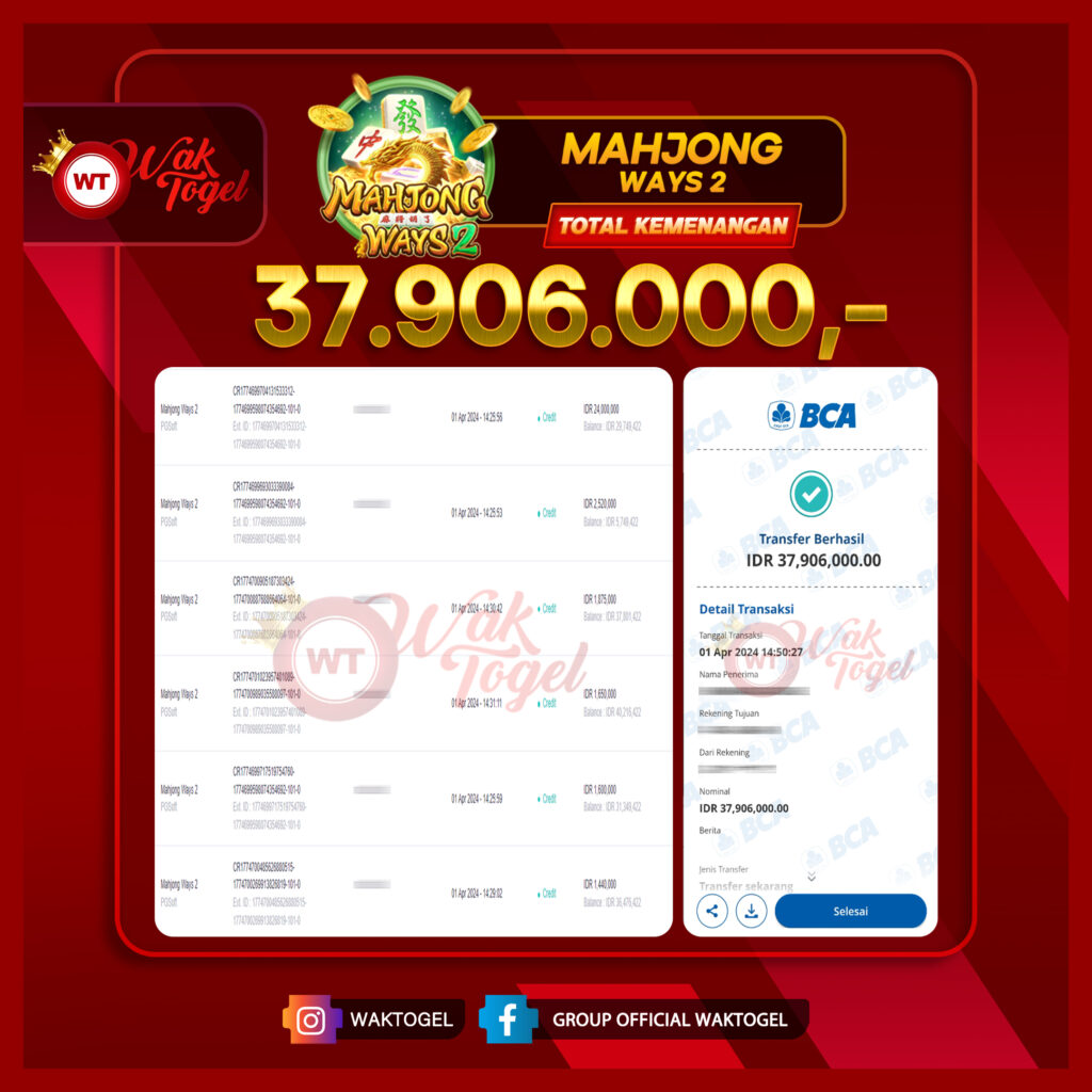 BUKTI PEMBAYARAN SLOT WAKTOGEL