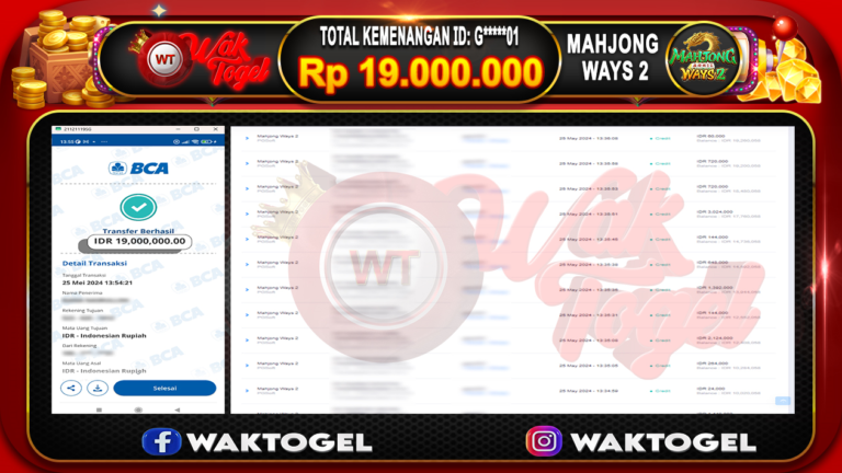 BUKTI PEMBAYARAN SLOT WAKTOGEL