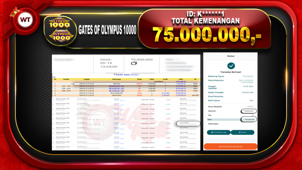 BUKTI PEMBAYARAN SLOT WAKTOGEL