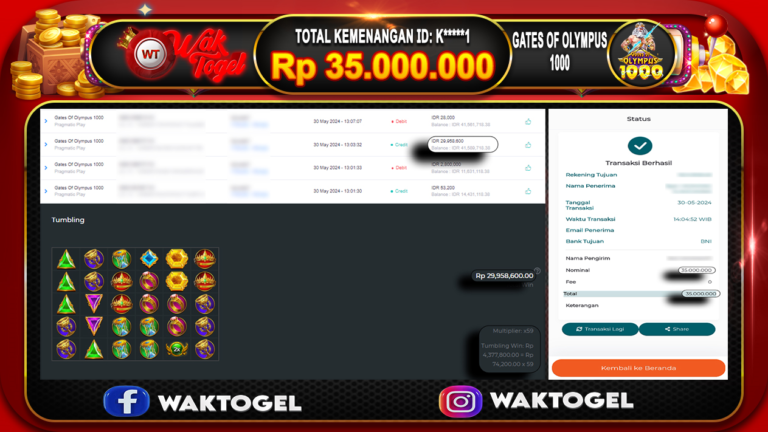 BUKTI PEMBAYARAN SLOT WAKTOGEL