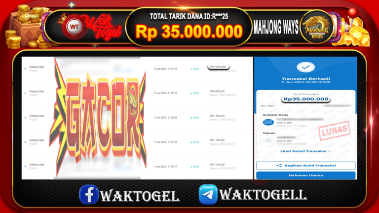 BUKTI PEMBAYARAN SLOT WAKTOGEL