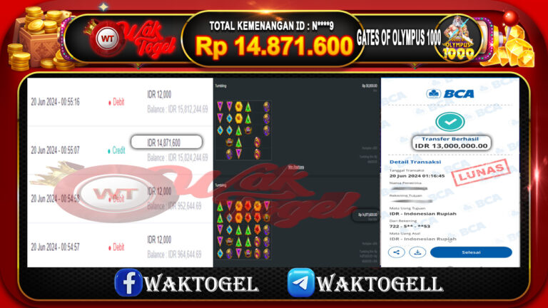 BUKTI PEMBAYARAN SLOT WAKTOGEL