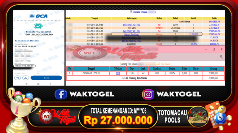 BUKTI PEMBAYARAN TOTOMACAU WAKTOGEL