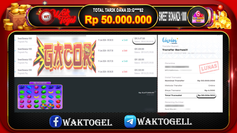 BUKTI PEMBAYARAN SLOT WAKTOGEL